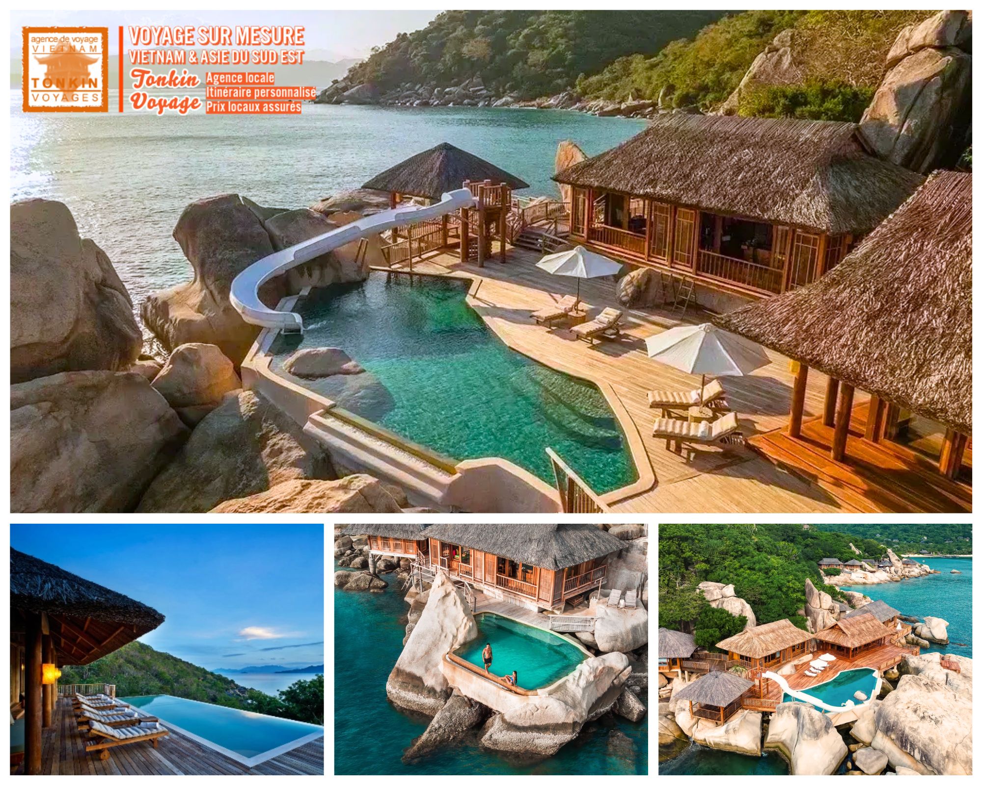Les plus belles piscines du Vietnam Six senses Ninh Van Bay 